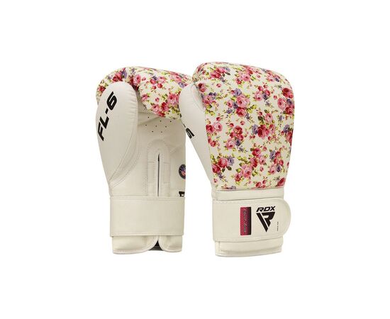 Боксерские перчатки RDX FL-6 White 8 унцій (BGR-FL6W-8oz), изображение 3 Боксерские перчатки RDX FL-6 White 8 унцій (BGR-FL6W-8oz), изображение 3