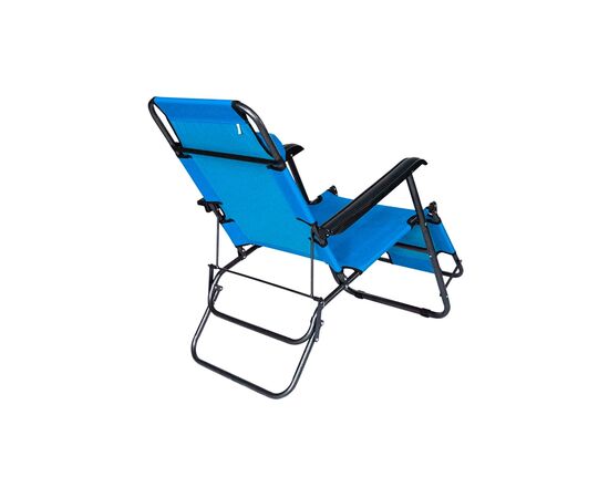 Кресло складное Voltronic 1530х600х800мм Blue (YT36482), изображение 2 Кресло складное Voltronic 1530х600х800мм Blue (YT36482), изображение 2