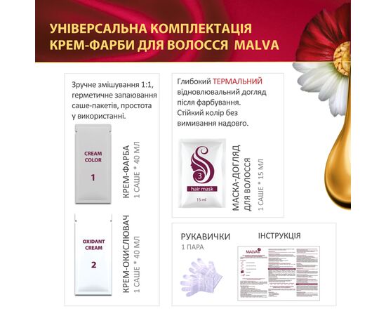 Краска для волос Acme Color Malva Color Revive Стойкая 061 – Молочный шоколад (4823115502926), изображение 3 Краска для волос Acme Color Malva Color Revive Стойкая 061 – Молочный шоколад (4823115502926), изображение 3