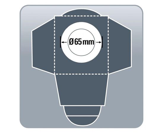 Мешок для пылесоса Einhell бумажный, 25л, 5шт (2351150), изображение 3 Мешок для пылесоса Einhell бумажный, 25л, 5шт (2351150), изображение 3