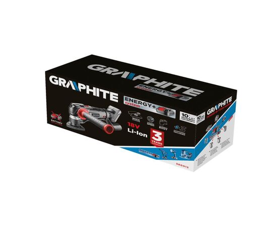 Реноватор Graphite Energy+ 18V, 5000-20000об/мин (без АКБ и ЗУ) (58G013), изображение 5 Реноватор Graphite Energy+ 18V, 5000-20000об/мин (без АКБ и ЗУ) (58G013), изображение 5