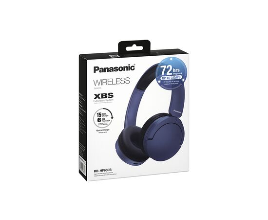 Наушники Panasonic RB-HF630B Blue (RB-HF630BG-A), изображение 6 Наушники Panasonic RB-HF630B Blue (RB-HF630BG-A), изображение 6