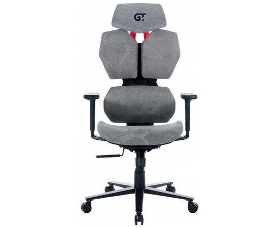 Кресло игровое GT Racer X-6008 Gray, изображение 2 Кресло игровое GT Racer X-6008 Gray, изображение 2