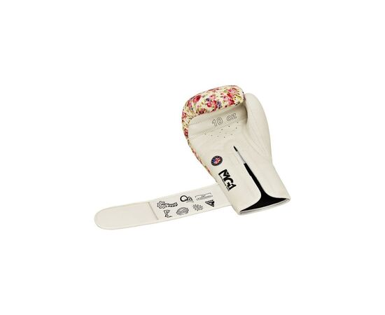 Боксерські рукавички RDX FL-6 White 12 унцій (BGR-FL6W-12oz), зображення 6 Боксерські рукавички RDX FL-6 White 12 унцій (BGR-FL6W-12oz), зображення 6