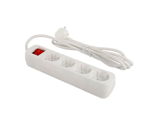 Сетевой фильтр питания ColorWay CW-PSEA42W/ 2M white (CW-PSEA42W), изображение 3 Сетевой фильтр питания ColorWay CW-PSEA42W/ 2M white (CW-PSEA42W), изображение 3