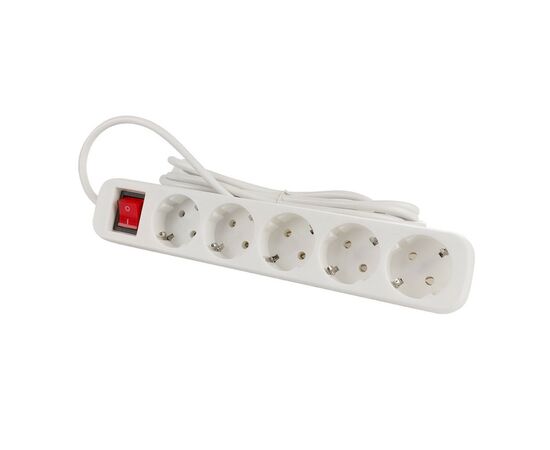 Сетевой фильтр питания ColorWay CW-PSEA53W, 5 розеток/ 3M white (CW-PSEA53W), изображение 3 Сетевой фильтр питания ColorWay CW-PSEA53W, 5 розеток/ 3M white (CW-PSEA53W), изображение 3