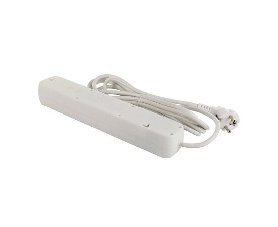 Сетевой фильтр питания ColorWay CW-PSEA53W, 5 розеток/ 3M white (CW-PSEA53W), изображение 5 Сетевой фильтр питания ColorWay CW-PSEA53W, 5 розеток/ 3M white (CW-PSEA53W), изображение 5
