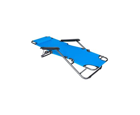 Кресло складное Voltronic 1780х600х800мм, Blue (YT36096), изображение 3 Кресло складное Voltronic 1780х600х800мм, Blue (YT36096), изображение 3