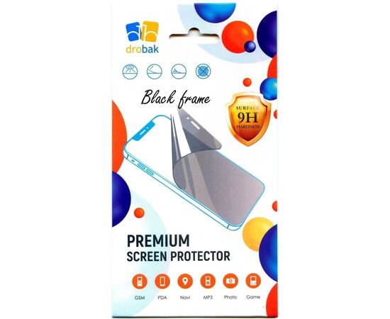 Стекло защитное Drobak Xiaomi Redmi 14C Black (383896)