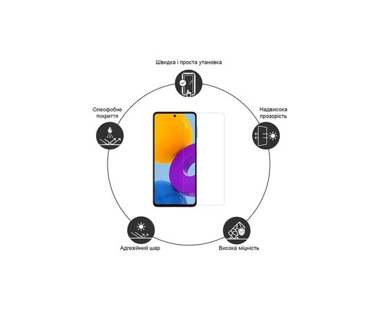 Стекло защитное Drobak Xiaomi Redmi Note 14 (595901) (595901), изображение 4