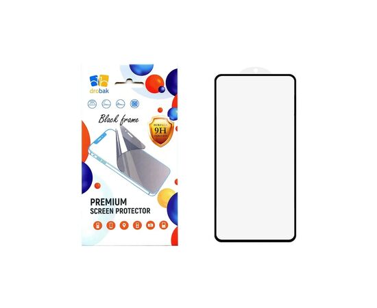Стекло защитное Drobak Xiaomi Redmi Note 14 Black (383899)