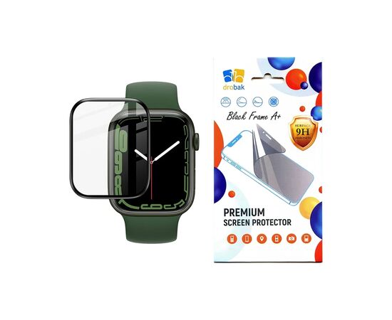 Стекло защитное Drobak Apple Watch Series 10 46mm Black Frame A+ (323231)