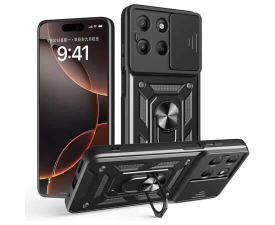 Чохол до мобільного телефона BeCover Military Motorola Moto G15 / G15 Power Black (713530), зображення 6