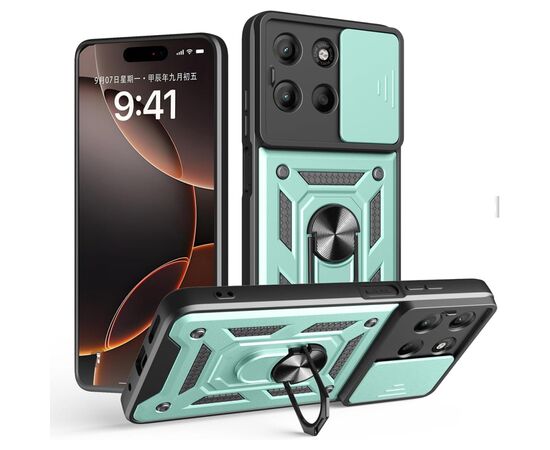 Чохол до мобільного телефона BeCover Military Motorola Moto G15 / G15 Power Dark Green (713532), зображення 5