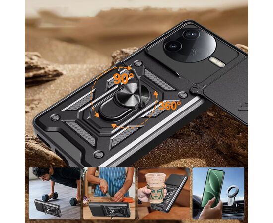 Чохол до мобільного телефона BeCover Military Poco F7 Pro Black (713536), зображення 4