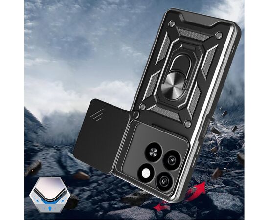 Чехол для мобильного телефона BeCover Military ZTE Blade A55 Black (713550), изображение 2 Чехол для мобильного телефона BeCover Military ZTE Blade A55 Black (713550), изображение 2