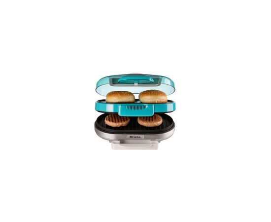 Сэндвичница Ariete 0205 Hamburger Blue (00C020501AR0), изображение 2 Сэндвичница Ariete 0205 Hamburger Blue (00C020501AR0), изображение 2