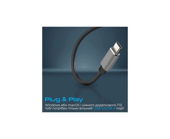 Концентратор Promate USB-C 4-in-1 порти Promate litehub-4.grey (litehub-4.grey), изображение 5 Концентратор Promate USB-C 4-in-1 порти Promate litehub-4.grey (litehub-4.grey), изображение 5