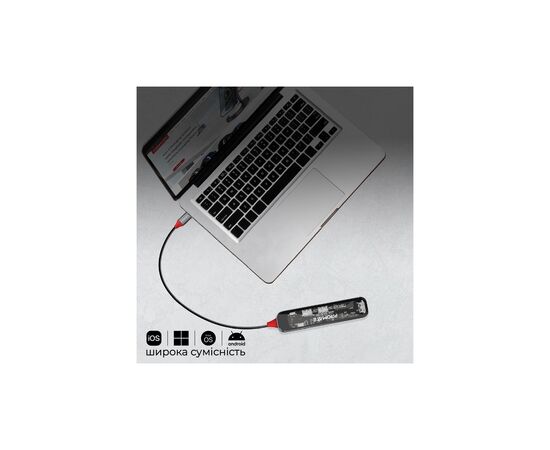 Концентратор Promate USB-C 7-in-1 Promate transhub-lite (transhub-lite), изображение 8 Концентратор Promate USB-C 7-in-1 Promate transhub-lite (transhub-lite), изображение 8
