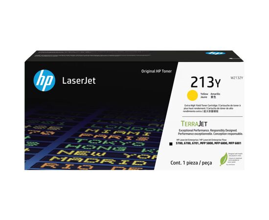 Картридж HP CLJ  213Y Yellow 12K (W2132Y)