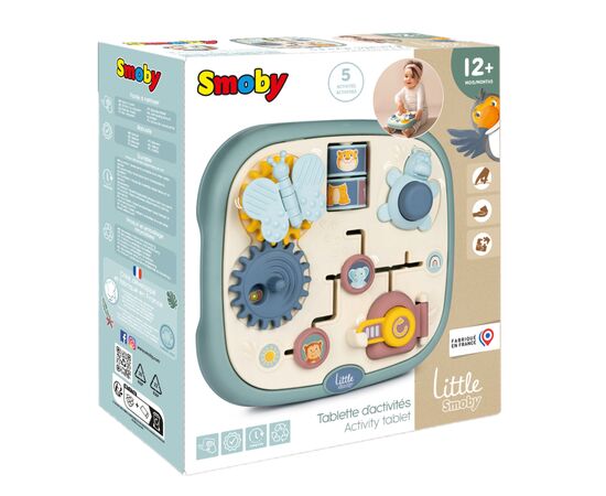Развивающая игрушка Smoby Функциональный бизиборд Little Активность (7600140317), изображение 2 Развивающая игрушка Smoby Функциональный бизиборд Little Активность (7600140317), изображение 2