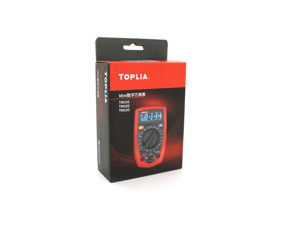 Цифровий мультиметр Voltronic TOPLIA TM101 V, A, R (TM101), зображення 4 Цифровий мультиметр Voltronic TOPLIA TM101 V, A, R (TM101), зображення 4