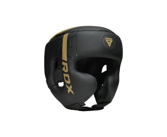 Боксерский шлем RDX F6 Kara Matte Golden S (HGR-F6MGL-S), изображение 5 Боксерский шлем RDX F6 Kara Matte Golden S (HGR-F6MGL-S), изображение 5