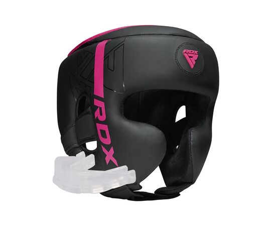 Боксерський шолом RDX F6 Kara Matte Pink S (HGR-F6MP-S)