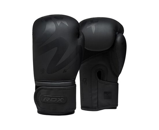 Боксерские перчатки RDX F15 Noir Matte Black 14 унцій (BGR-F15MB-14oz), изображение 2 Боксерские перчатки RDX F15 Noir Matte Black 14 унцій (BGR-F15MB-14oz), изображение 2