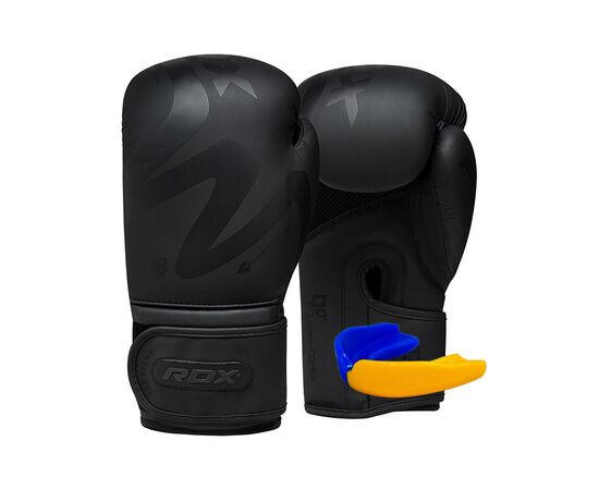 Боксерские перчатки RDX F15 Noir Matte Black 14 унцій (BGR-F15MB-14oz)