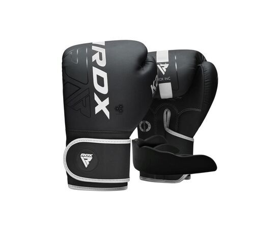 Боксерські рукавички RDX F6 Kara Matte White 8 унцій (BGR-F6MW-8OZ)