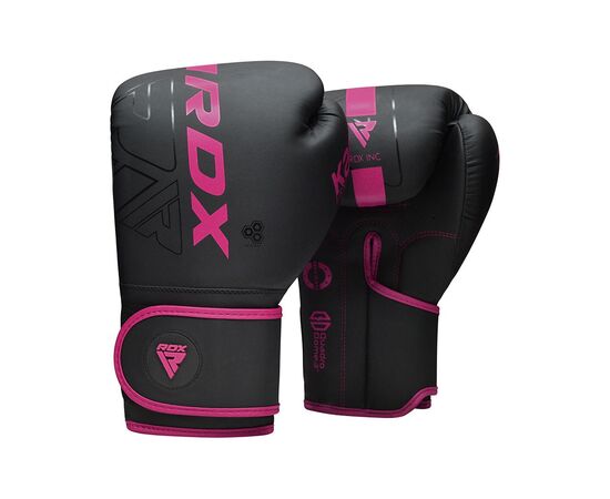 Боксерські рукавички RDX F6 Matte Pink 8 унцій (BGR-F6MP-8OZ), зображення 2 Боксерські рукавички RDX F6 Matte Pink 8 унцій (BGR-F6MP-8OZ), зображення 2