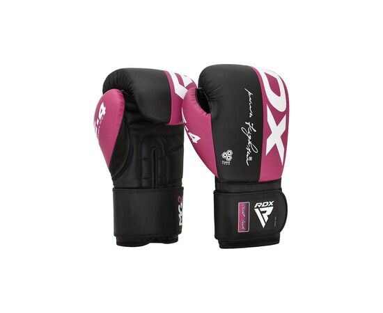 Боксерские перчатки RDX REX F4 Pink/Black-10 унцій (BGR-F4P-10OZ), изображение 3 Боксерские перчатки RDX REX F4 Pink/Black-10 унцій (BGR-F4P-10OZ), изображение 3