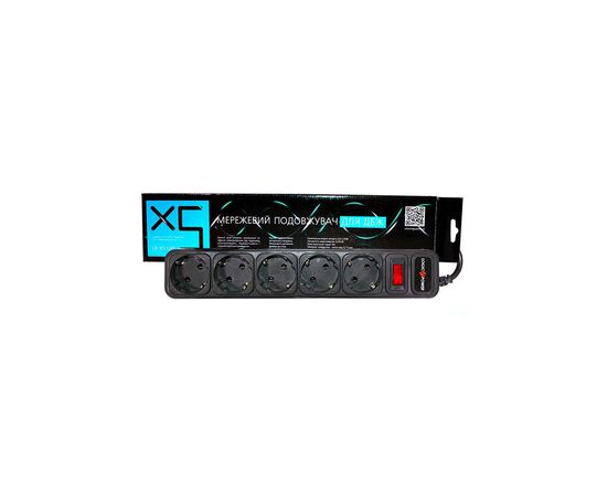 Сетевой фильтр питания LogicPower LP-X5-UPS 2.0м, 0,75mm2, 10A (2753), изображение 2 Сетевой фильтр питания LogicPower LP-X5-UPS 2.0м, 0,75mm2, 10A (2753), изображение 2