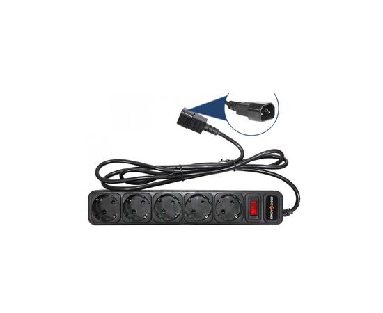 Сетевой фильтр питания LogicPower LP-X5-UPS 2.0м, 0,75mm2, 10A (2753)