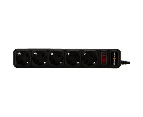 Сетевой фильтр питания LogicPower LP-X5-UPS 3.0м, 0,75mm2, 10A (2754), изображение 2 Сетевой фильтр питания LogicPower LP-X5-UPS 3.0м, 0,75mm2, 10A (2754), изображение 2