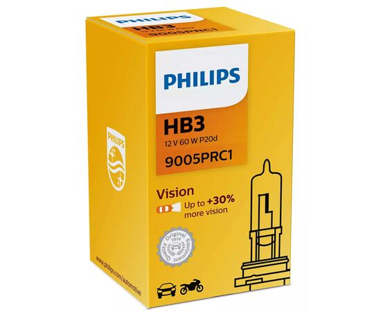 Автолампа Philips галогенова 60W (9005 PR C1), изображение 2 Автолампа Philips галогенова 60W (9005 PR C1), изображение 2