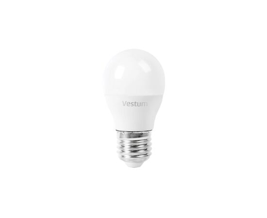 Лампочка Vestum LED G45 4W 3000K 220V E27 (1-VS-1206), изображение 2 Лампочка Vestum LED G45 4W 3000K 220V E27 (1-VS-1206), изображение 2