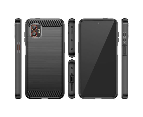 Чохол до мобільного телефона BeCover Carbon Series Samsung Galaxy XCover7 Pro SM-G766B Black (713559), зображення 2