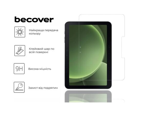Скло захисне BeCover Samsung Tab Active5 Pro SM-X356B/X350 10.1" (713552), зображення 2 Скло захисне BeCover Samsung Tab Active5 Pro SM-X356B/X350 10.1" (713552), зображення 2