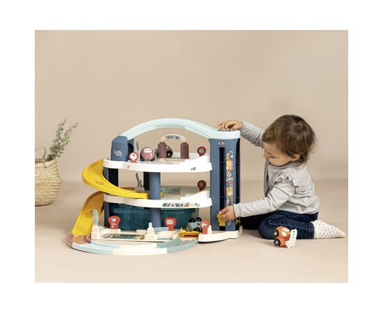 Игровой набор Smoby Little Большой гараж 3 этажа, с машинкой и вертолетом (7600140203), изображение 4 Игровой набор Smoby Little Большой гараж 3 этажа, с машинкой и вертолетом (7600140203), изображение 4