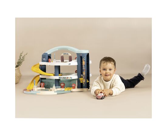 Игровой набор Smoby Little Большой гараж 3 этажа, с машинкой и вертолетом (7600140203), изображение 5 Игровой набор Smoby Little Большой гараж 3 этажа, с машинкой и вертолетом (7600140203), изображение 5