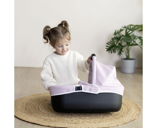 Коляска для кукол Smoby Maxi-Cosi 3 в 1. розовая жемчужина со съемной люлькой, 55 x 39 x 64 см, 3+ (7600253121), изображение 5 Коляска для кукол Smoby Maxi-Cosi 3 в 1. розовая жемчужина со съемной люлькой, 55 x 39 x 64 см, 3+ (7600253121), изображение 5