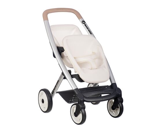 Коляска для ляльок Smoby для двійнят Maxi-Cosi Айворі, 54 х 38,5 х 64 см, 3+ (7600253222)