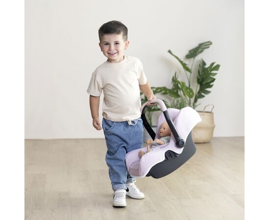 Аксессуар к кукле Smoby Кресло-переноска Maxi-Cosi Розовый жемчуг, 31 x 48 x 37 см, 3+ (7600240241), изображение 3 Аксессуар к кукле Smoby Кресло-переноска Maxi-Cosi Розовый жемчуг, 31 x 48 x 37 см, 3+ (7600240241), изображение 3