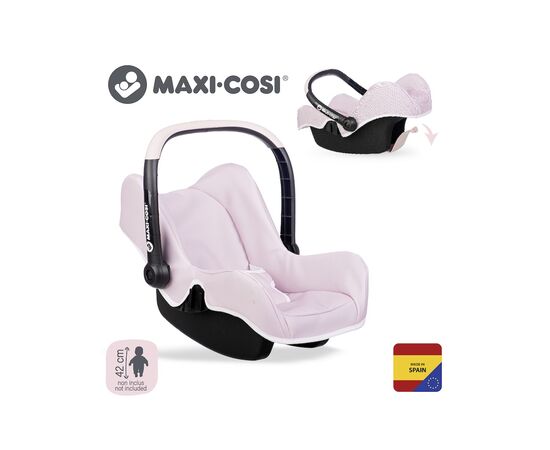 Аксессуар к кукле Smoby Кресло-переноска Maxi-Cosi Розовый жемчуг, 31 x 48 x 37 см, 3+ (7600240241), изображение 6 Аксессуар к кукле Smoby Кресло-переноска Maxi-Cosi Розовый жемчуг, 31 x 48 x 37 см, 3+ (7600240241), изображение 6