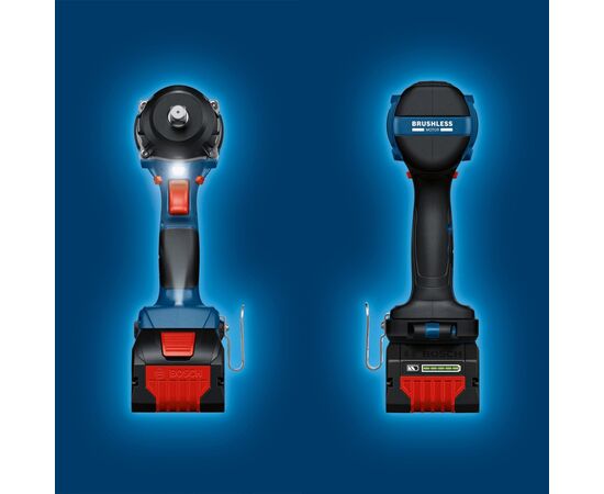 Гайковерт Bosch GDS 18V-750C 18V, до 3000об/хв, 270/380/750Нм, квадрат 1/2", 1.7кг (без АКБ та ЗП) (0.601.9L9.000), зображення 6 Гайковерт Bosch GDS 18V-750C 18V, до 3000об/хв, 270/380/750Нм, квадрат 1/2", 1.7кг (без АКБ та ЗП) (0.601.9L9.000), зображення 6