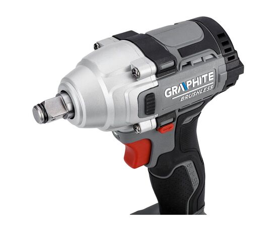 Гайковерт Graphite Energy+ 18V, бесщеточный, 2600об/мин, 330Нм, 1/2", 0.9кг (без АКБ и ЗУ) (58G028-1), изображение 11 Гайковерт Graphite Energy+ 18V, бесщеточный, 2600об/мин, 330Нм, 1/2", 0.9кг (без АКБ и ЗУ) (58G028-1), изображение 11