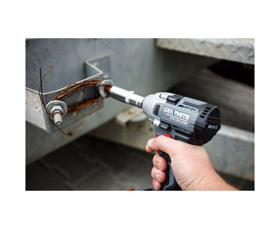 Гайковерт Graphite Energy+ 18V, бесщеточный, 2600об/мин, 330Нм, 1/2", 0.9кг (без АКБ и ЗУ) (58G028-1), изображение 3 Гайковерт Graphite Energy+ 18V, бесщеточный, 2600об/мин, 330Нм, 1/2", 0.9кг (без АКБ и ЗУ) (58G028-1), изображение 3