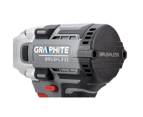 Гайковерт Graphite Energy+ 18V, бесщеточный, 2600об/мин, 330Нм, 1/2", 0.9кг (без АКБ и ЗУ) (58G028-1), изображение 8 Гайковерт Graphite Energy+ 18V, бесщеточный, 2600об/мин, 330Нм, 1/2", 0.9кг (без АКБ и ЗУ) (58G028-1), изображение 8